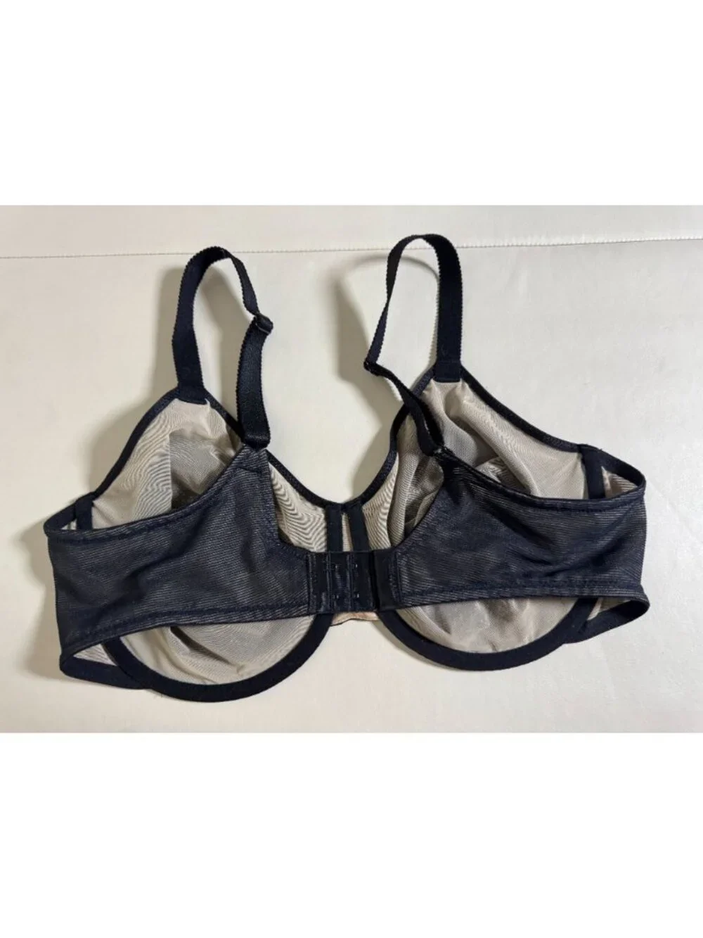 Wacoal Womens Black Underwire Bra Size 38DD Unlined